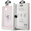 Karl Lagerfeld KLHMP15MHMRSKCP iPhone 15 Plus 6.7" różowy/pink hardcase Ring Stand Karl&Choupettte MagSafe