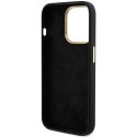 Guess GUHCP15XSMBSLK iPhone 15 Pro Max 6.7" czarny/black hardcase Silicone Script Metal Logo & Frame