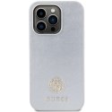 Guess GUHCP15LPS4DGPS iPhone 15 Pro 6.1" srebrny/silver hardcase Strass Metal Logo