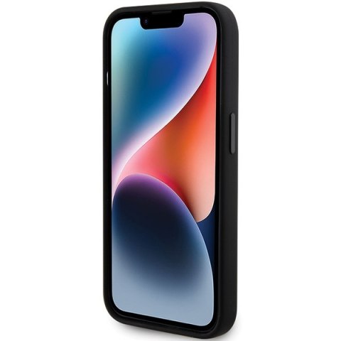 Karl Lagerfeld KLHCP15LSMHKNPK iPhone 15 Pro 6.1" czarny/black Silicone Ikonik Metal Pin