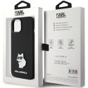 Karl Lagerfeld KLHCP15MSMHCNPK iPhone 15 Plus 6.7" czarny/black Silicone Choupette Metal Pin