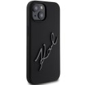 Karl Lagerfeld KLHCP15SSKSBMCK iPhone 15 6.1" czarny/black hardcase Silicone Karl Script