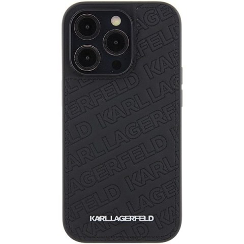 Karl Lagerfeld KLHCP15XPQKPMK iPhone 15 Pro Max 6.7" czarny/black hardcase Quilted K Pattern