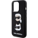 Karl Lagerfeld KLHCP15XSDHKCNK iPhone 15 Pro Max 6.7" czarny/black Silicone Karl&Choupette Head