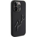 Karl Lagerfeld KLHCP15XSKSBMCK iPhone 15 Pro Max 6.7" czarny/black hardcase Silicone Karl Script