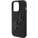 Karl Lagerfeld KLHCP15XSKSBMCK iPhone 15 Pro Max 6.7" czarny/black hardcase Silicone Karl Script