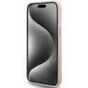 Karl Lagerfeld KLHCP15XSMHCNPP iPhone 15 Pro Max 6.7" różowy/pink Silicone Choupette Metal Pin