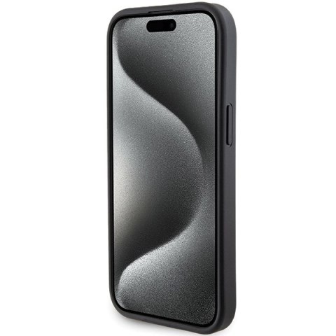 Karl Lagerfeld KLHCP15MGSACHPK iPhone 15 Plus 6.7" czarny/black hardcase Gripstand Saffiano Choupette Pins