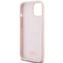 Karl Lagerfeld KLHCP15SSKSBMCP iPhone 15 6.1" różowy/pink hardcase Silicone Karl Script