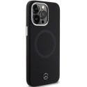 Mercedes MEHMP15L23SCMK iPhone 15 Pro 6.1" czarny/black hardcase Silicone Bicolor MagSafe