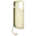 Guess nakładka do iPhone 15 Pro 6,1" GUHCP15LGF4GBR brązowa hardcase 4G Charms Collection