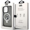 Karl Lagerfeld KLHMP13LHMRSKCK iPhone 13 Pro 6.1" czarny/black hardcase Ring Stand Karl&Choupettte MagSafe