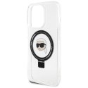 Karl Lagerfeld KLHMP15XHMRSKHH iPhone 15 Pro Max 6.7" biały/white hardcase Ring Stand Karl Head MagSafe