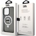 Karl Lagerfeld KLHMP15XHMRSKHK iPhone 15 Pro Max 6.7" czarny/black hardcase Ring Stand Karl Head MagSafe