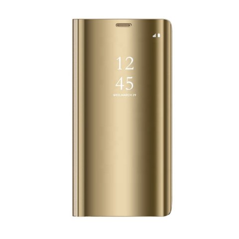 Etui Smart Clear View do Samsung Galaxy S23 FE złote