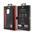 Ferrari FEHCP15XPWAK iPhone 15 Pro Max 6.7" czarny/black hardcase Perforated Waves Metal Logo