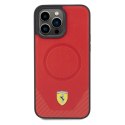 Ferrari FEHMP15LPTER iPhone 15 Pro 6.1" czerwony/red hardcase Carbon Metal Logo MagSafe