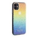 Guess GUHCN61HDECMI iPhone 11 / Xr 6.1" wielokolorowy hardcase IML Faceted Mirror Disco Iridescent