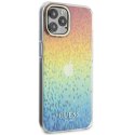 Guess GUHCP12MHDECMI iPhone 12/12 Pro 6.1" wielokolorowy hardcase IML Faceted Mirror Disco Iridescent