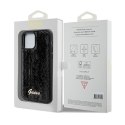 Guess GUHCP12MPSFDGSK iPhone 12/12 Pro 6.1" czarny/black hardcase Sequin Script Metal