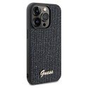 Guess GUHCP13XPMSDGSK iPhone 13 Pro Max 6.7" czarny/black hardcase Disco Metal Script