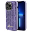 Guess GUHCP13XPSFDGSU iPhone 13 Pro Max 6.7" fioletowy/purple hardcase Sequin Script Metal