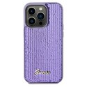 Guess GUHCP13XPSFDGSU iPhone 13 Pro Max 6.7" fioletowy/purple hardcase Sequin Script Metal