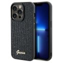 Guess GUHCP13LPMSDGSK iPhone 13 Pro / 13 6.1" czarny/black hardcase Disco Metal Script