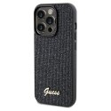 Guess GUHCP13LPMSDGSK iPhone 13 Pro / 13 6.1" czarny/black hardcase Disco Metal Script