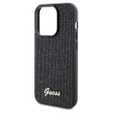 Guess GUHCP13LPMSDGSK iPhone 13 Pro / 13 6.1" czarny/black hardcase Disco Metal Script