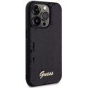 Guess GUHCP13LPSFDGSK iPhone 13 Pro / 13 6.1" czarny/black hardcase Sequin Script Metal