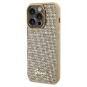 Guess GUHCP14XPMSDGSD iPhone 14 Pro Max 6.7" złoty/gold hardcase Disco Metal Script