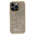 Guess GUHCP14XPMSDGSD iPhone 14 Pro Max 6.7" złoty/gold hardcase Disco Metal Script