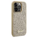 Guess GUHCP14XPMSDGSD iPhone 14 Pro Max 6.7" złoty/gold hardcase Disco Metal Script