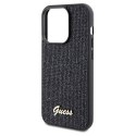 Guess GUHCP14XPMSDGSK iPhone 14 Pro Max 6.7" czarny/black hardcase Disco Metal Script