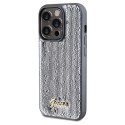 Guess GUHCP14XPSFDGSS iPhone 14 Pro Max 6.7" srebrny/silver hardcase Sequin Script Metal