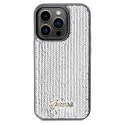 Guess GUHCP14XPSFDGSS iPhone 14 Pro Max 6.7" srebrny/silver hardcase Sequin Script Metal