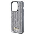 Guess GUHCP14XPSFDGSS iPhone 14 Pro Max 6.7" srebrny/silver hardcase Sequin Script Metal