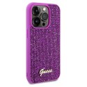 Guess GUHCP14LPMSDGSF iPhone 14 Pro 6.1" fuksja/fuschia hardcase Disco Metal Script