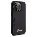 Guess GUHCP14LPSFDGSK iPhone 14 Pro 6.1 czarny/black hardcase Sequin Script Metal