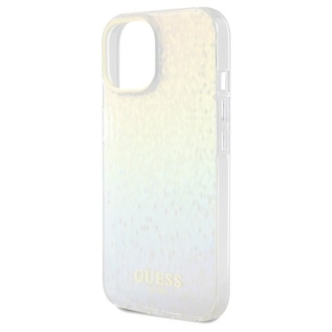 Guess GUHCP14SHDECMI iPhone 14 / 15 / 13 6.1" wielokolorowy hardcase IML Faceted Mirror Disco Iridescent