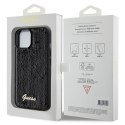 Guess GUHCP14SPSFDGSK iPhone 14 / 15 / 13 6.1" czarny/black hardcase Sequin Script Metal