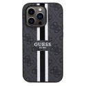 Guess GUHMP15LP4RPSK iPhone 15 Pro 6.1" czarny/black hardcase 4G Printed Stripes MagSafe