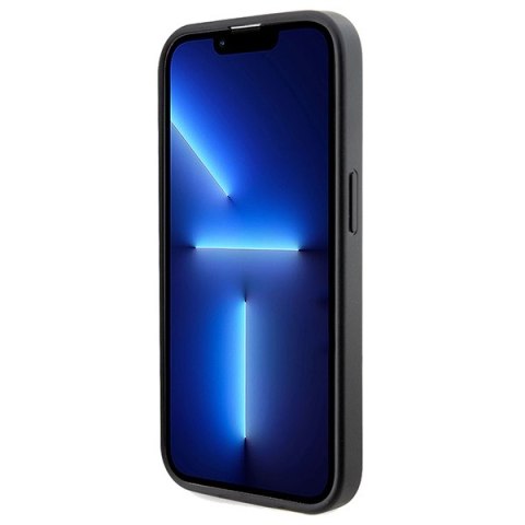 Guess GUHMP15LP4RPSK iPhone 15 Pro 6.1" czarny/black hardcase 4G Printed Stripes MagSafe