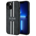 Guess GUHMP15SP4RPSK iPhone 15 / 14 / 13 6.1" czarny/black hardcase 4G Printed Stripes MagSafe