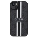 Guess GUHMP15SP4RPSK iPhone 15 / 14 / 13 6.1" czarny/black hardcase 4G Printed Stripes MagSafe