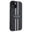 Guess GUHMP15SP4RPSK iPhone 15 / 14 / 13 6.1" czarny/black hardcase 4G Printed Stripes MagSafe