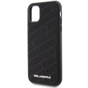 Karl Lagerfeld KLHCN61PQKPMK iPhone 11 / Xr 6.1" czarny/black hardcase Quilted K Pattern