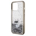 Karl Lagerfeld KLHCP13XLKCNSK iPhone 13 Pro Max 6.7" transparent hardcase Liquid Glitter Choupette