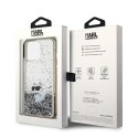 Karl Lagerfeld KLHCP13LLKCNSK iPhone 13 Pro / 13 6.1" transparent hardcase Liquid Glitter Choupette